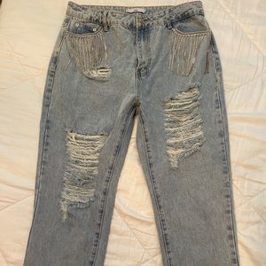 Adika rhinestone jeans